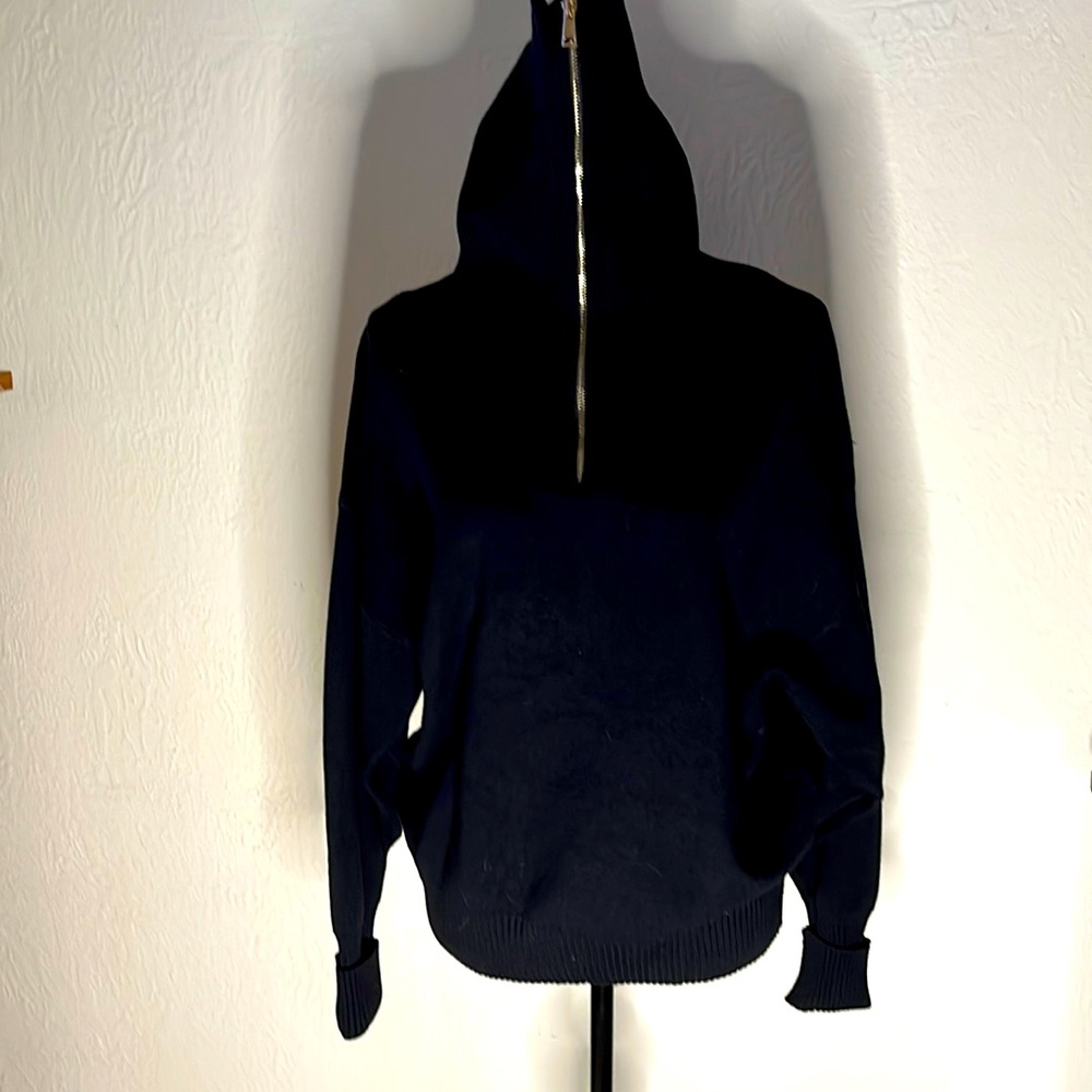 Zara Turtleneck Zip Up Back Sweater sz L